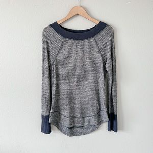 Prana Gray/Bluish Women's Sweater High/Low Hem Tunic Style Casual Size Medium